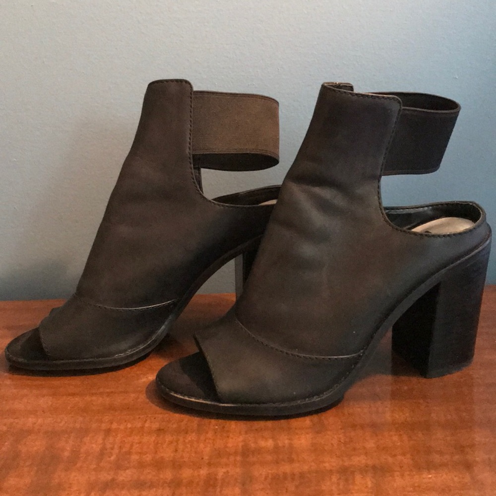 Dolce Vita Open Toe/Back Booties - Leka high heel